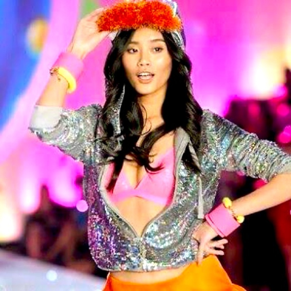 The Victoria's Secret Fashion Show 2013 All Over Silver Sequin Jacket